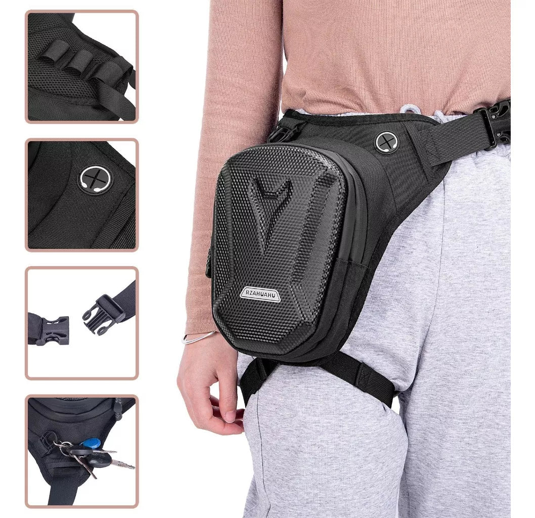 Bolso táctico de pierna para motociclist