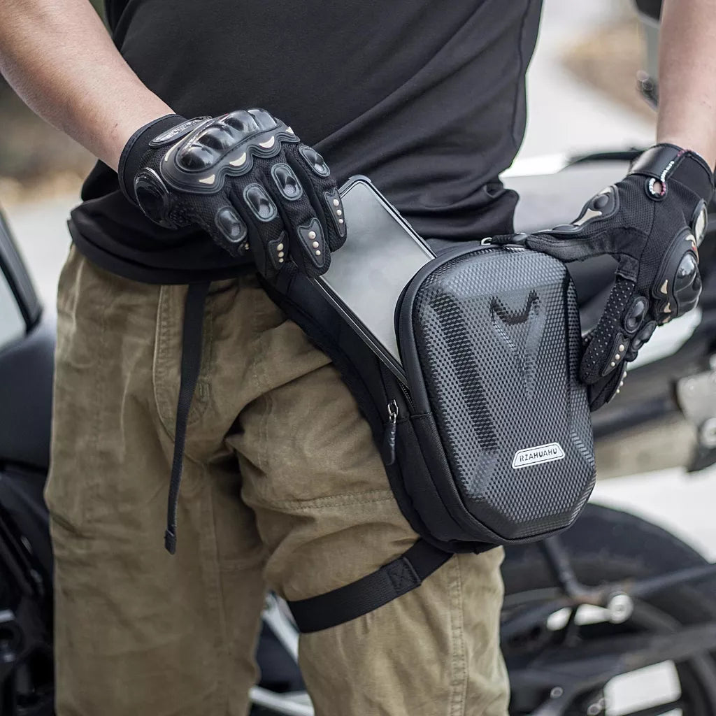 Bolso táctico de pierna para motociclist