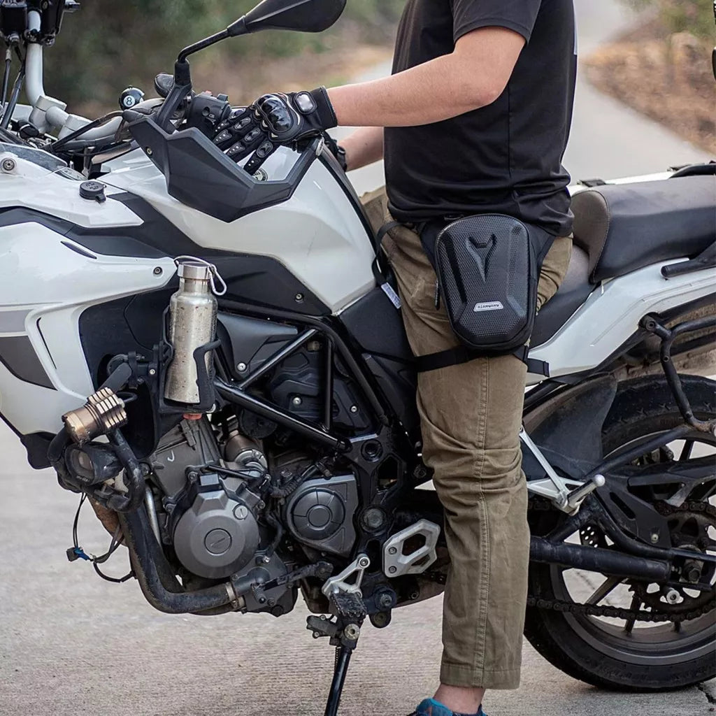 Bolso táctico de pierna para motociclist