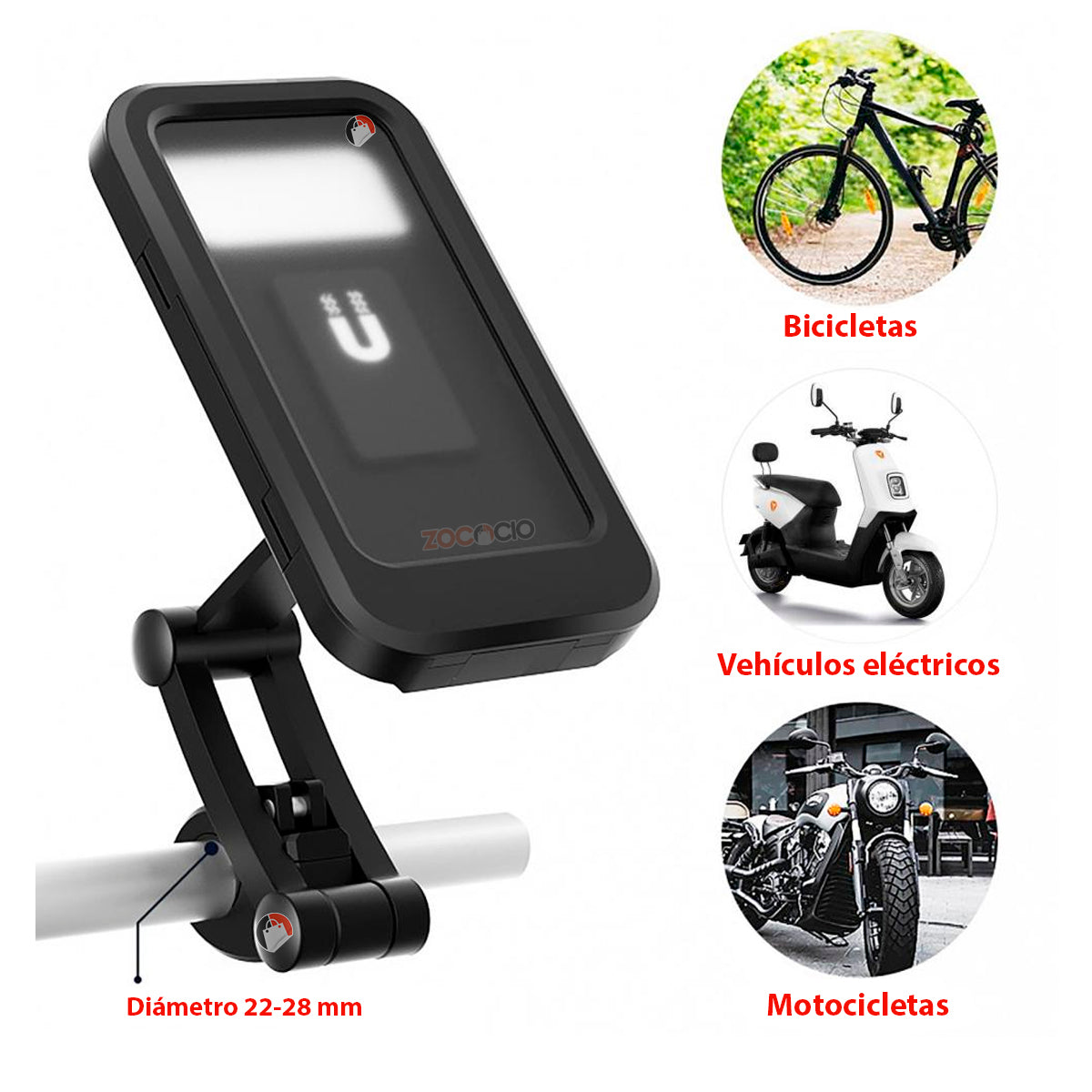 Soporte De Celular Impermeable Para Moto
