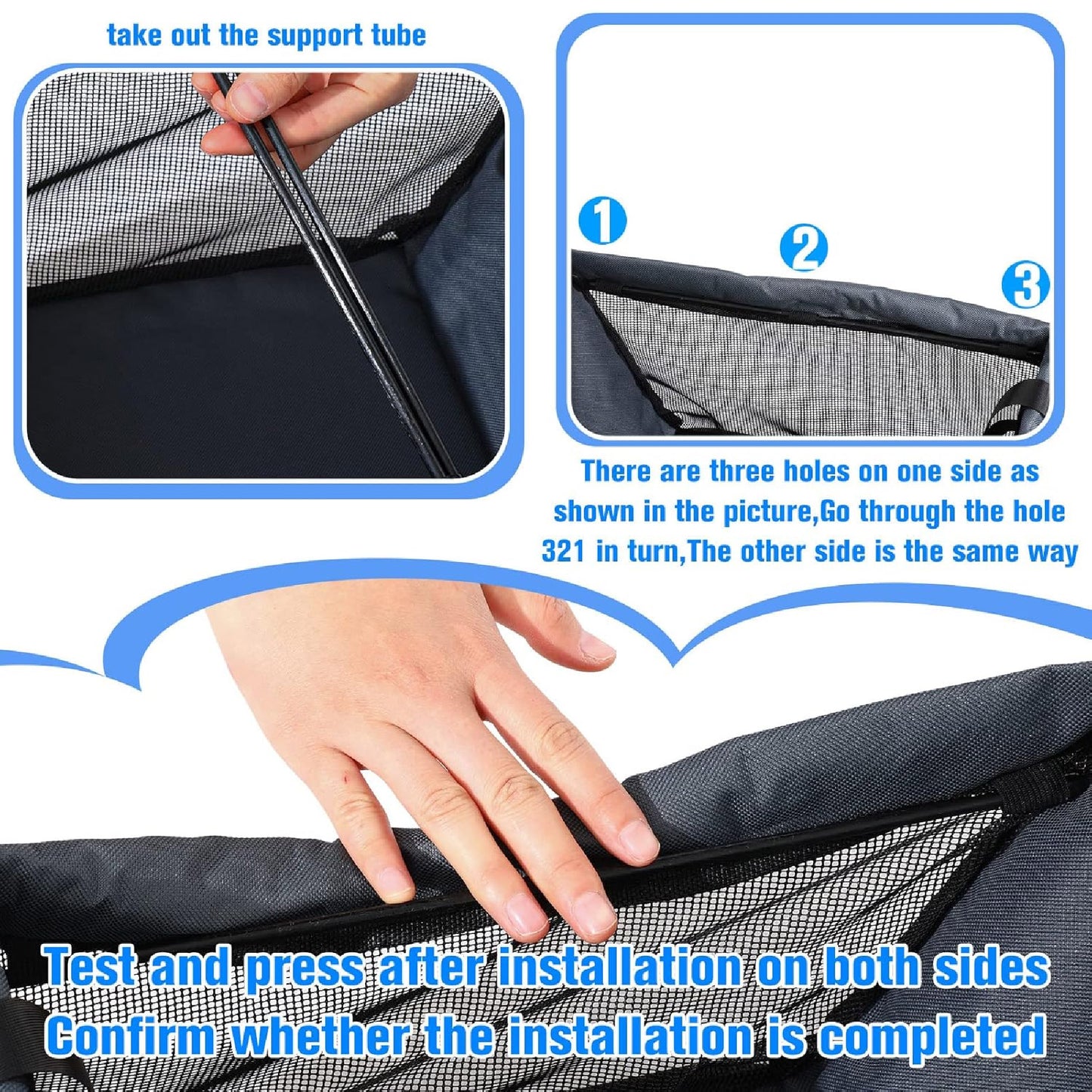 Asiento Transportador de Perros Para Carro